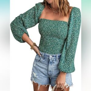 Puff Sleeve Blouse M